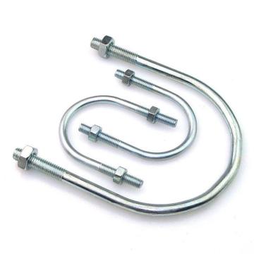 哈德威 U型螺栓帶2個螺母,M12-76,2.5寸,鍍鋅